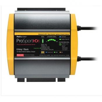 ProMariner ProSport HD 6 Gen4 6 Amp Battery Charger 12V 1 Bank 120V Input