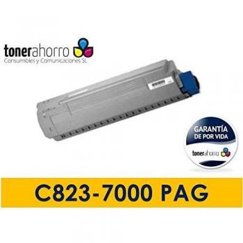 Cartucho de Tóner Compatible Ciano OKI C823/C833/C843 - 7K46471103