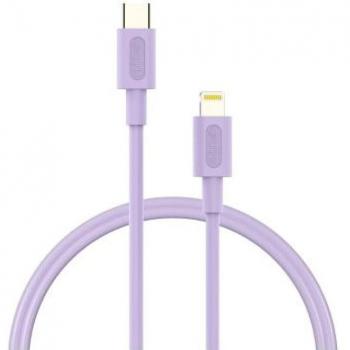Nubbeh Elisium Cable USB-C a Lightning 1m 2A Lila