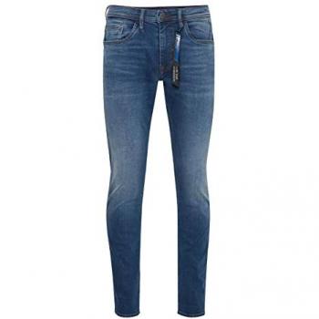 Jeans 5 Bolsillos Slim Fit BHTwister Denim Azul Oscuro