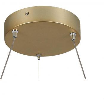 Lámpara colgante LED SLV One 60, CCT, latón, Ø 60 cm
