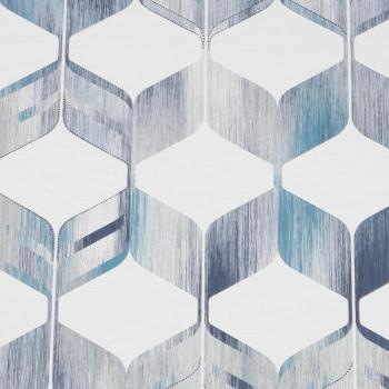 Fresco Blue Maya Geometric Removable Wallpaper