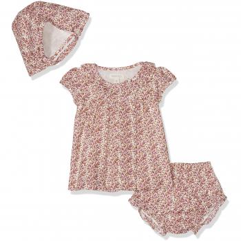 Gocco Conjunto Vestido Con Capota Estampada, Unisex Bebé, Beige