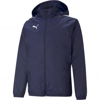 Puma Team Liga All-Weather Football Jacket - Blue Nylon - Size X-Large