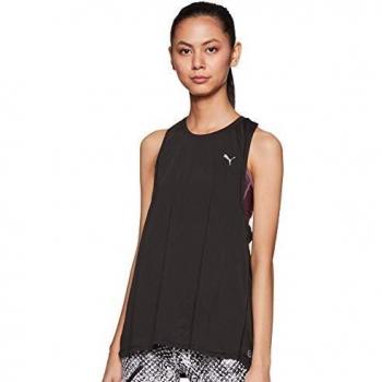 PUMA Ignite Mono Tank W Camiseta, Mujer, Negro, 10