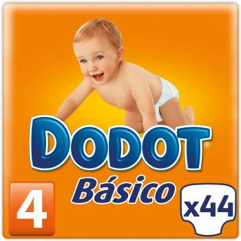 Dodot - Básico pañales - Talla 4, 8-15 kg - 44 unidades