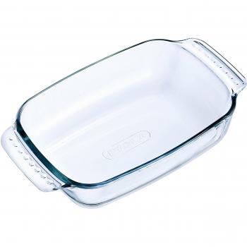 Pyrex Classic Vidrio - Fuente rectangular, 22 x 13 cm, transparente
