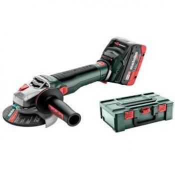 Amoladora angular inalámbrica Metabo WB 18 LT BL 11-125 Quick, 125 mm, 18 V, 2x5.5 Ah