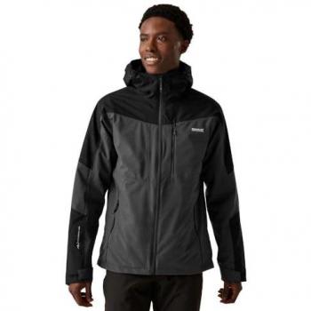 Regatta Men's Ash Black Wentwood IX 3-in-1 Winter Jacket