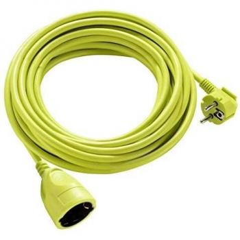 Masterplug Cable Alargador de Corriente 10m, Prolongador Schuko, Extension Electico para Exterior IP44, Verde
