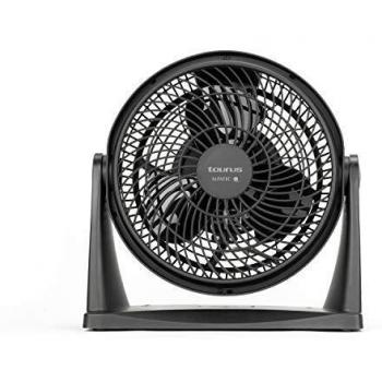 Taurus Ice Brise Mini - Mini circulador de aire, mini ventilador de sobremesa, 25 cm de diámetro, 2 velocidades, 3 aspas, inclinable, apto para colgar en pared, silencioso, potente, 28x13x28 cm