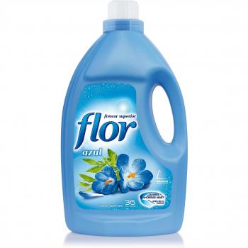 Flor - Suavizante para la ropa, aroma azul - 44 dosis