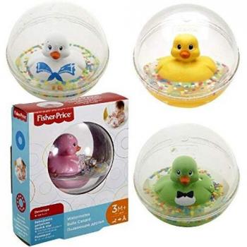 Fisher-Price - Patito a flote amarillo, juguete de baño para bebé