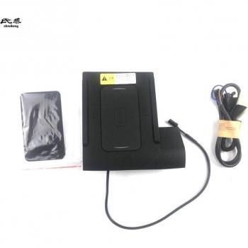 Cargador Inalámbrico Rápido de 15W QI para Coche, Juego de Plástico ABS, Compatible con Volkswagen VW GOLF 7 MK7