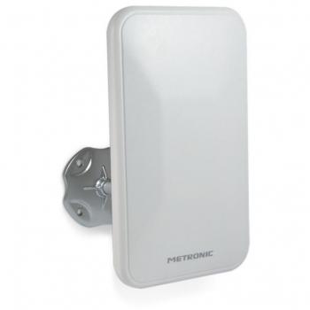 Antena Externa de Proximidad Amplificada 40dB para TV VHF/UHF/FM