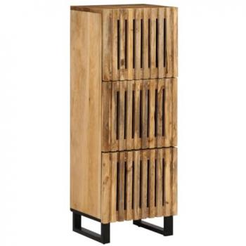 Aparador alto de madera maciza mango rugosa 40x34x110 cm
