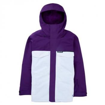 Chaqueta de esquí y nieve Burton Covert 2.0 2L para hombre, color púrpura imperial/blanco, talla XL