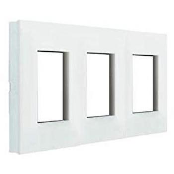 Marco 3 Elementos Valena Next Blanco Opal Legrand 741003