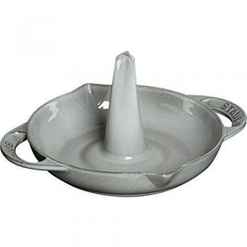STAUB Asador Vertical, Hierro Fundido, Gris Grafito, 24 cm