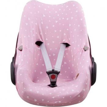 Funda para Silla de Coche Maxi Cosi Pebble y Bébé Confort Jyoko Algodón Estampado Pink Sparkles