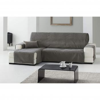 Eysa Chaise Longue, Tela, Blanco Tres Plazas