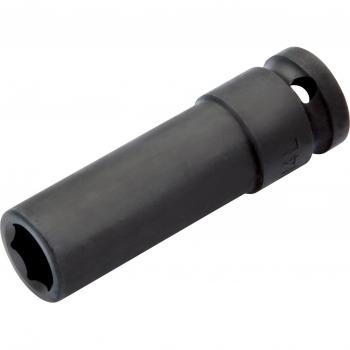 Sam outillage-vaso de impacto 1/2, larga, 6 caras, varios modelos disponibles, Negro, NS-22-L