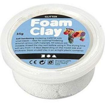 Creativ Company Foam Clay Arcilla de modelar Blanco 35 g 1 pieza