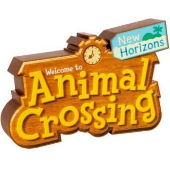 Animal Crossing Logo Light - Multicolor Table Lamp with Dual Light Modes