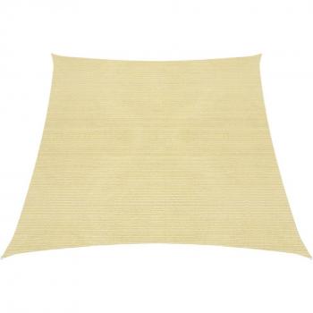 Toldo de Vela HDPE Beige 160 g/m² 4x5 m