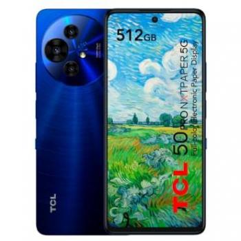 Smartphone TCL 50 Pro NXTPAPER 5G, 8GB RAM, 512GB almacenamiento, pantalla de 6.8 FHD+, cámara de 32MP, batería de 5010mAh, Android 14