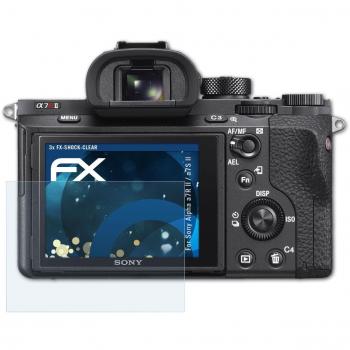 atFoliX Lámina Protectora de Pantalla Compatible con Sony Alpha a7R II / a7S II Película Protectora, Ultra Transparente FX Lámina Protectora