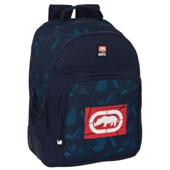 Mochila Doble Adaptable a Carro Ecko Unltd. Peaks 32x42x15cm Safta
