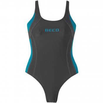Beco – Traje de baño para Mujer Aqua, Mujer, Schwimmanzug Aqua, Gris/Azul petróleo, 44