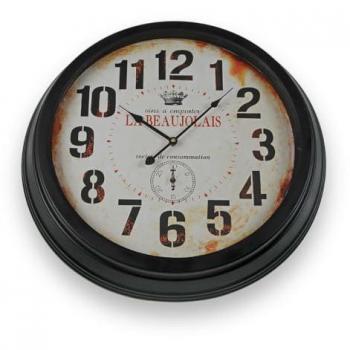Reloj de Pared Versa Beaujolais Metal 4 x 58 x 58 cm