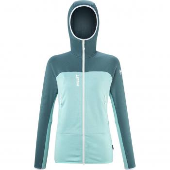 Chaqueta de mujer Millet Fusion Grid Polar Verde