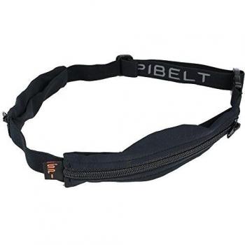 Zeibe Spibelt 05 Dual Pocket - Riñonera de Atletismo y Running Unisex, Color Negro