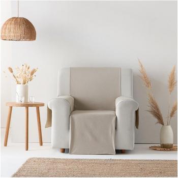 GAMUSI - Funda cubre sofá / chaise longue Alicante beige