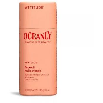 Attitude Oceanly Face Oil Stick - Mini, Nourishing Oil for the Face, 8.5 g, EWG Verified, Plastic-free, Plant and Mineral-Based Ingredients, Vegan Skin Care Products, PHYTO-OIL, Unscented