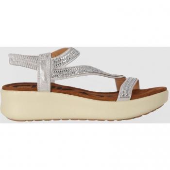 Sandalias de cuña Chika10 PRINSESA 01 Plata/Silver