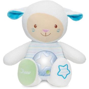 Chicco Ovejita Azul con Proyector de Luces, Música Relajante, Grabación de Voz y Sensor de Sueño - Peluche para Bebés Recién Nacidos