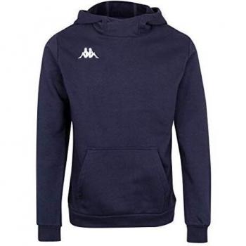 Kappa Basilo Sudadera Capucha, Unisex Adulto, Azul, 3XL