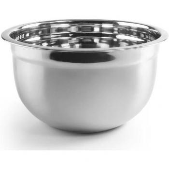 Recipiente Alto Satinado de Acero Inoxidable 22 cm