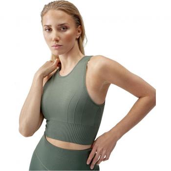 Top de mujer Hanna Born Living Yoga - Medium Support Verde L
