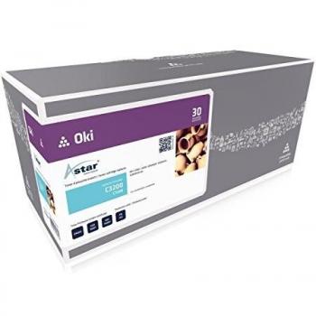 Toner Astar Cyan Compatible para OKI C3100/C3200 - 3000 Páginas