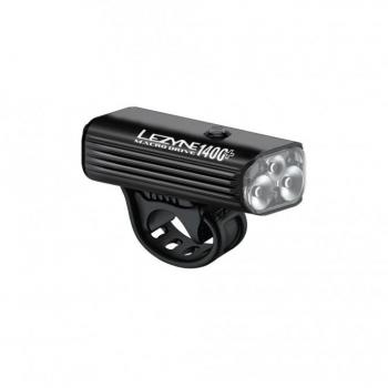 Lezyne Luz Delantera Macro Drive 1400+ Plateado, 1400 lúmenes, diseño compacto, resistente al agua, múltiples modos de iluminación, batería recargable USB