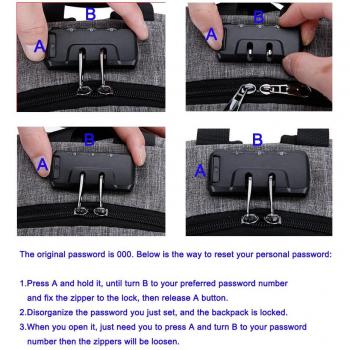 Leashy Mochila de Ordenador portátil de Negocios Bolsas de la Escuela de la Universidad con Mochila de Viaje para Hombres y Mujeres 15.6 Pulgadas aptas Tabletas de