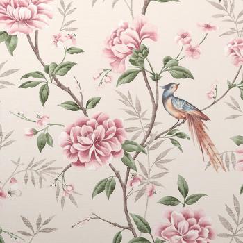 Akina Floral Natural Wallpaper
