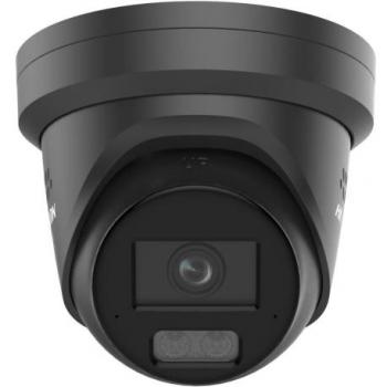 Cámara de Seguridad Hikvision 4MP ColorVu con Iluminación Híbrida Inteligente, Visión Nocturna de 30m, IP67, PoE, Turret 2.8mm