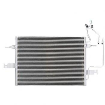 Condensador de Aire Acondicionado RIDEX 448C0232, Radiador de Climatización Sin Deshidratador, Dimensiones 495x365x18