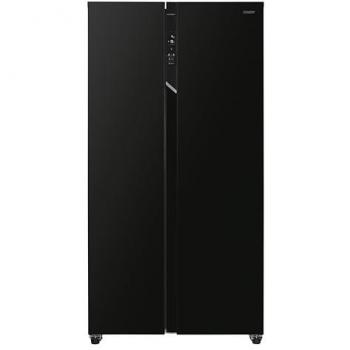 Frigorífico Americano Candy 177x90 cm, Total No Frost, Inverter, 518L, Control Digital Externo, Iluminación LED, Negro